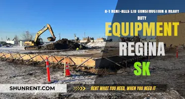 Rent Heavy-Duty Equipment in Regina, SK with A-1