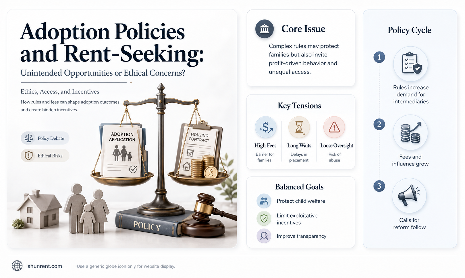 does adoption policy create rent seeking opprounties
