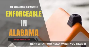 Are Accelerated Rent Clauses Enforceable in Alabama? Legal Insights