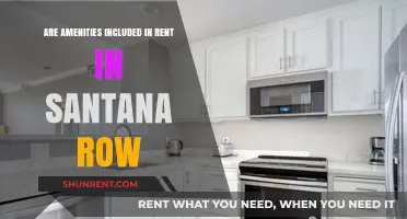 Santana Row Rent: What Amenities are Included?