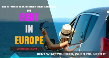 Automatic Cars: Renting in Europe