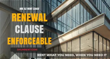 Are Arizona Rent Lease Renewal Clauses Legally Enforceable? What Tenants Need to Know