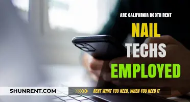 Are California Booth Rent Nail Techs Considered Employees or Independent?