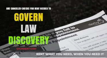 Cancelled Checks: Rent Law Discovery Evidence