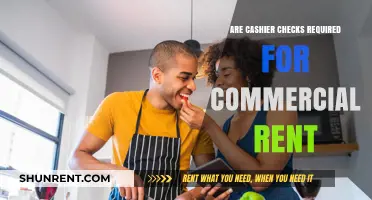 Are Cashier's Checks Mandatory for Commercial Rent Payments?