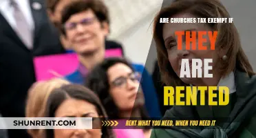 Churches: Tax Exemption and Rental Rules