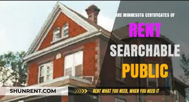 Are Minnesota Certificates of Rent Publicly Searchable? A Comprehensive Guide