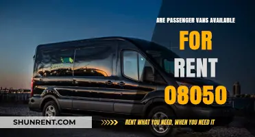 Renting Passenger Vans in 08050: Your Ultimate Guide to Availability