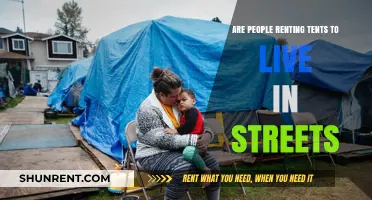 Tent Renting: A New Way of Living on the Streets