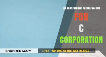 Rent Expenses: Taxable Income for C Corporations?