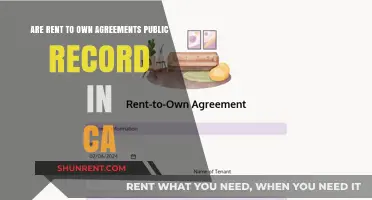 Rent-to-Own Agreements: Public Record in California?