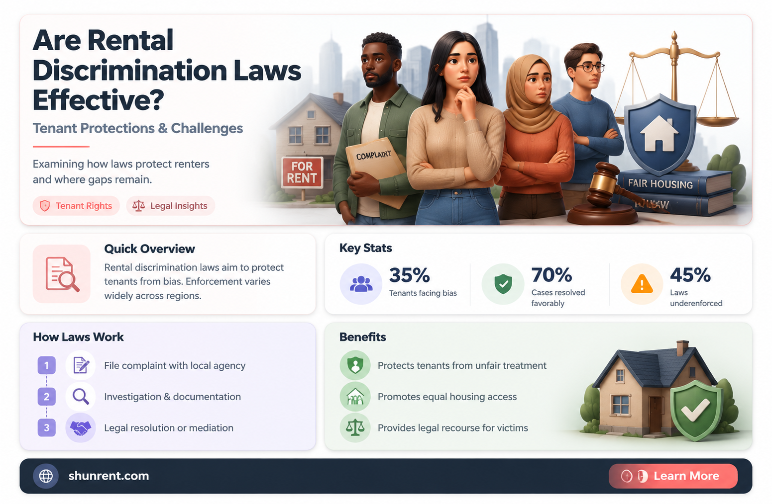are the laws against discrimination for renting