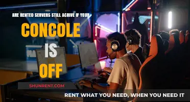 Rented Servers: Active or Dormant When Console's Off?