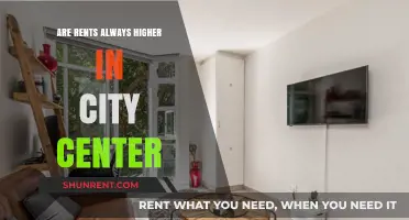 City Center Rents: Are They Always Higher Than Suburbs?
