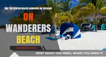Exploring Cococay: Beach Loungers on Wanderers Beach