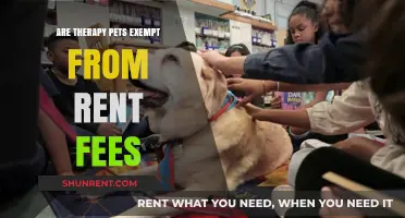 Therapy Pets and Rent Fees: Are They Exempt from Charges?