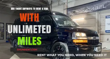 Unlimited Mileage Van Rentals: Are They Possible?