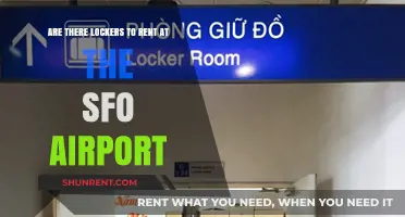 SFO Airport: Where to Find Lockers for Rent?