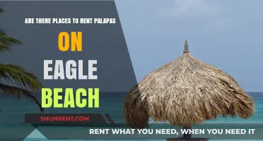 Best Palapas on Eagle Beach for Rent