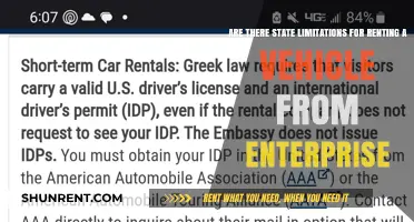 Enterprise Vehicle Rentals: State Limitations and You