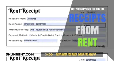 Renting: Get Receipts for Peace of Mind