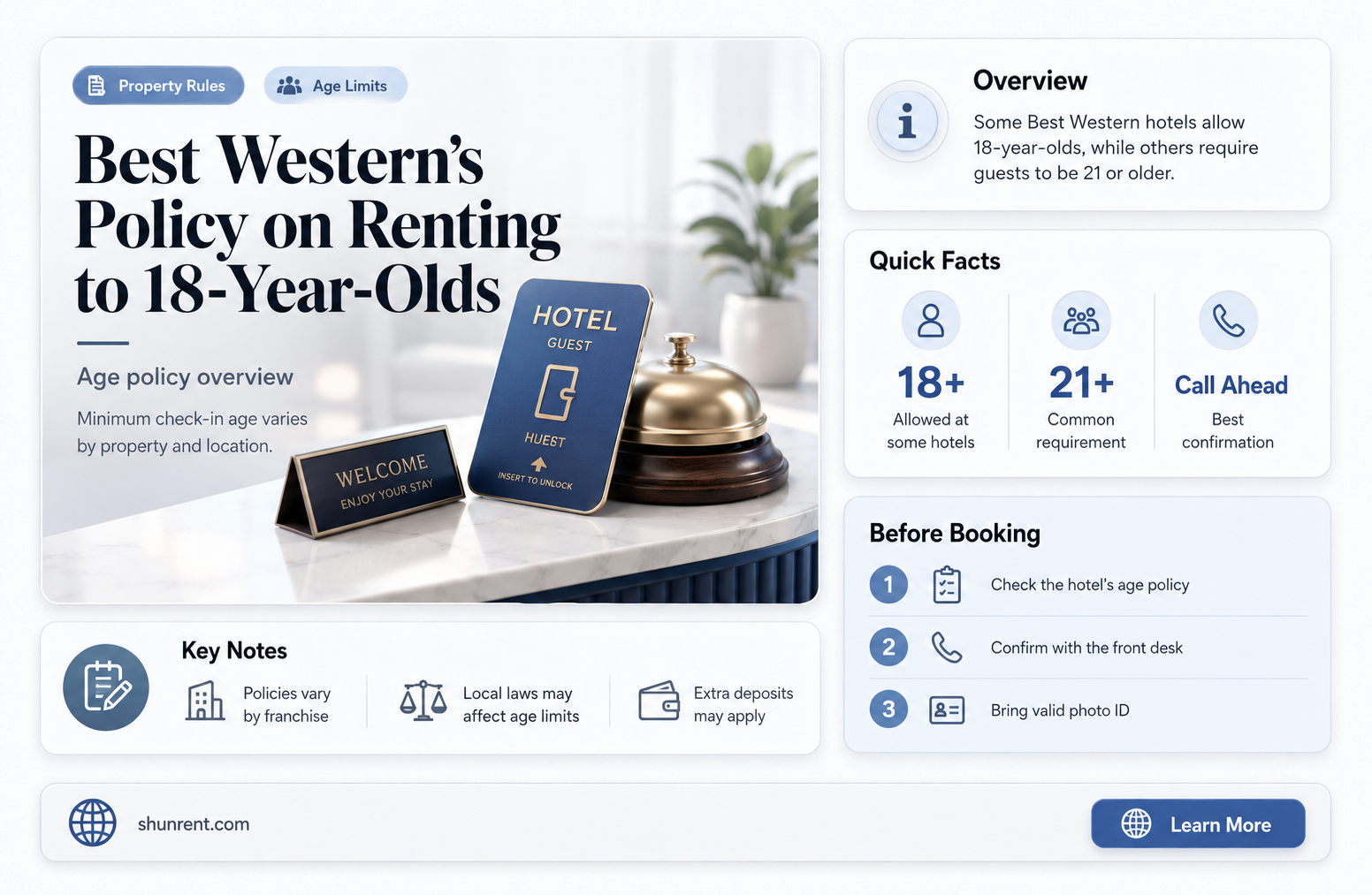 does best western rent to 18 year olds