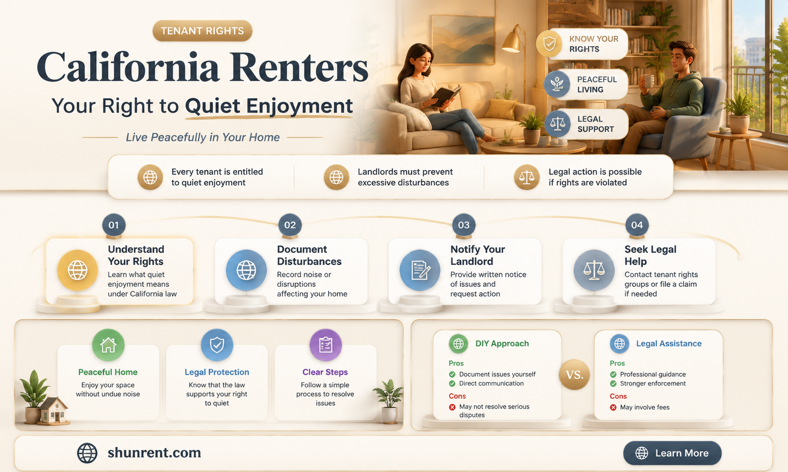 do california renter have a right to quiet enjoyment