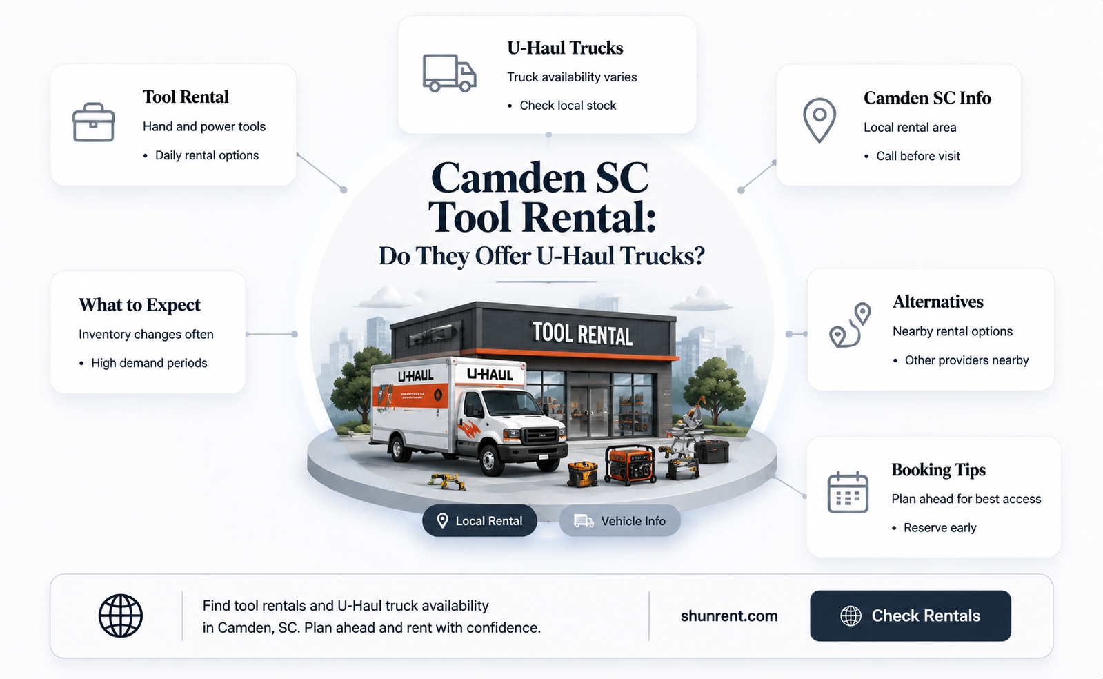 does camden sc tool rental rent uhaul trucks