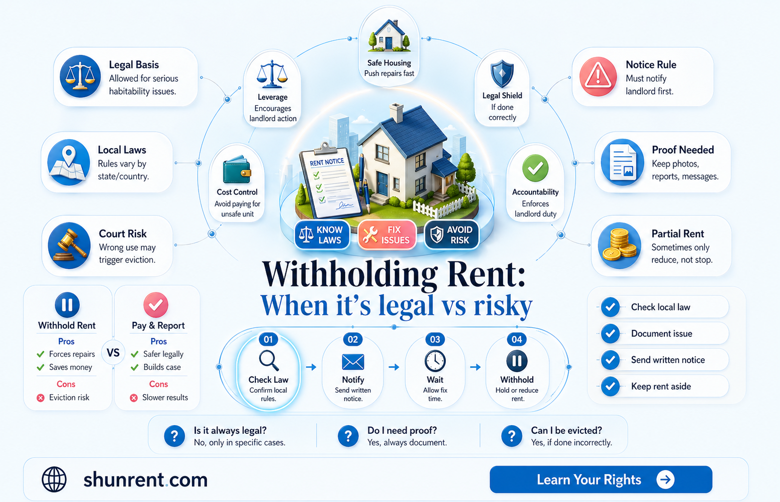 am i entitled to withhold my rent