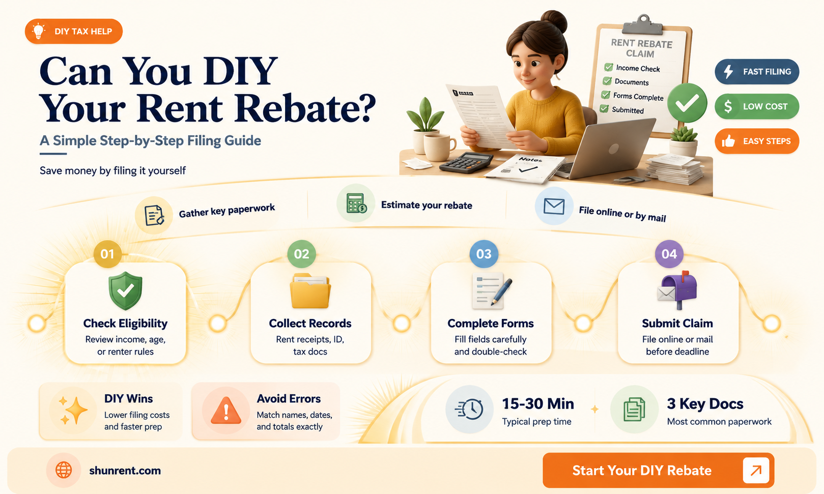 could i do my own rent rebate