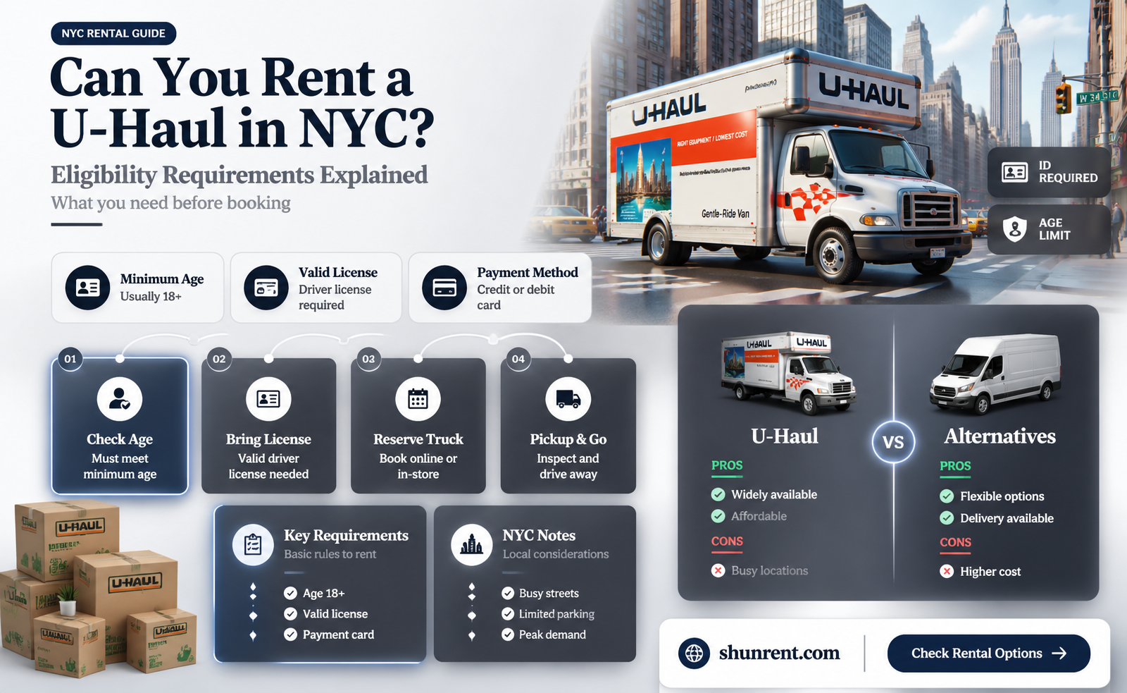 am i eligible to rent uhaul nyc
