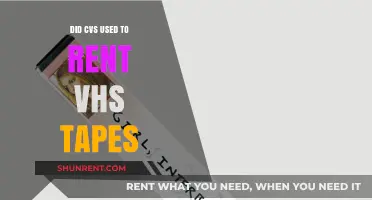 CVS and VHS Tapes: A Forgotten Rental Service History