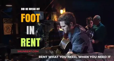 Did He Break His Foot in Rent? Unraveling the Stage Mishap Mystery