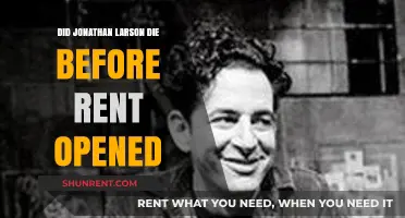 Jonathan Larson's Tragic Death: Did He See Rent's Opening Night?