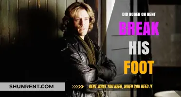 Roger on Rent's Foot Injury: Fact or Fiction?