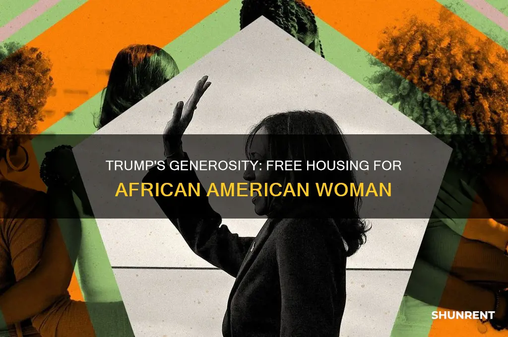 did trump allow african american woman to live rent free