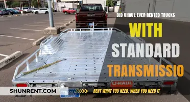 U-Haul's Past: Standard Trucks or a Thing of the Past?