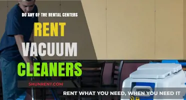 Vacuum Rental Availability: What Rental Centers Offer