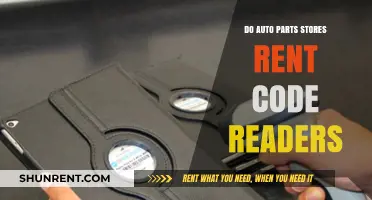 Can You Rent Code Readers at Auto Parts Stores?