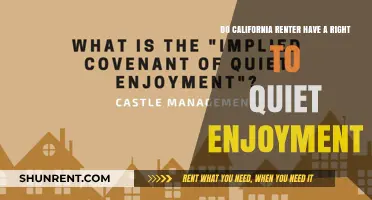 California Renters: Your Right to Quiet Enjoyment