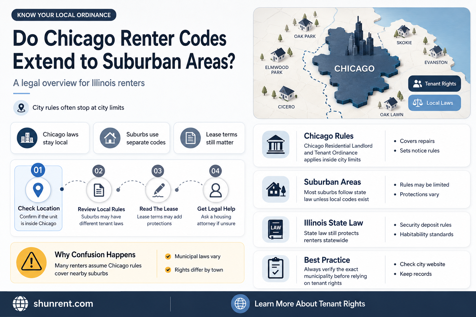 do chicago renter codes apply to suburbs