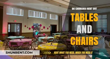 Churches Renting Tables and Chairs: A Practical Guide for Events