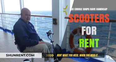 Handicap Scooters: Are They Available for Rent on Cruise Ships?