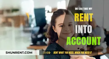 Does CSA Consider My Rent When Calculating Child Support Payments?