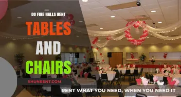 Fire Halls: Table and Chair Rentals for Community Events?