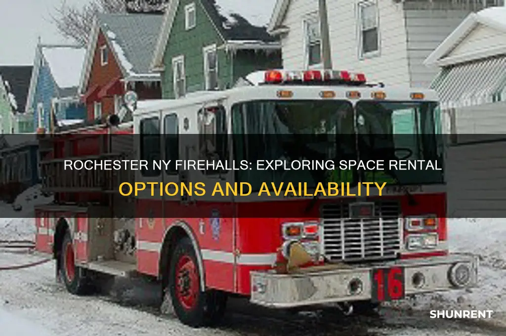 do firehalls rent space in rochester ny