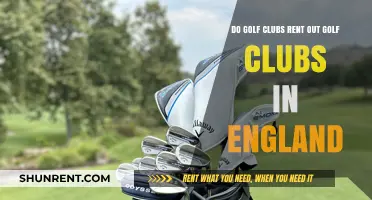 Golf Clubs: Renting Equipment in England