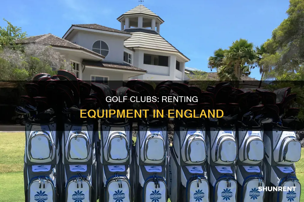 do golf clubs rent out golf clubs in england