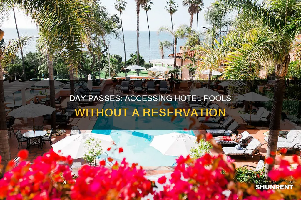do hotel pools let you rent for a day
