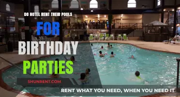 Hotel Pool Birthday Parties: Renting Options and Availability